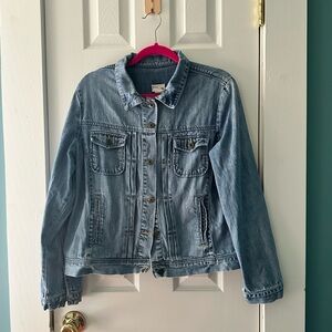 Gap Classic Light Wash Denim Jacket Timeless Layering Staple Size XL